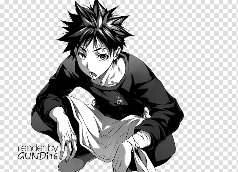 Sōma Yukihira Food Wars!: Shokugeki No Soma Manga PNG, Clipart, Anime,  Black Hair, Brown Hair