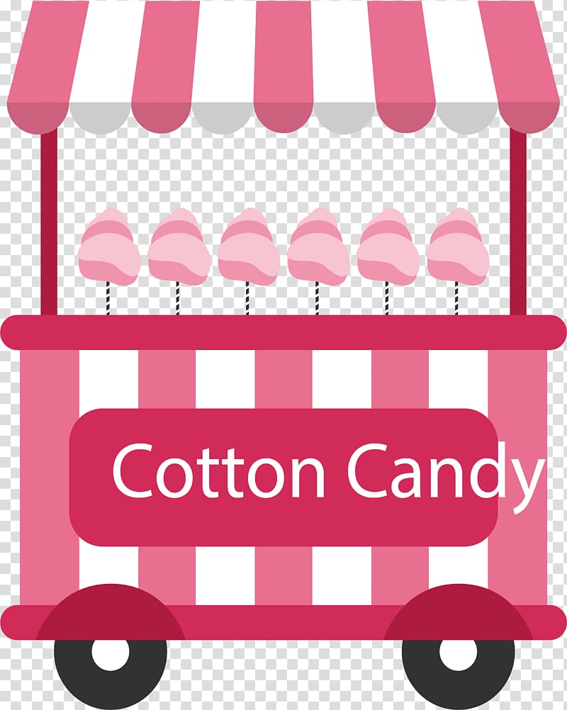 pink cotton candy clip art