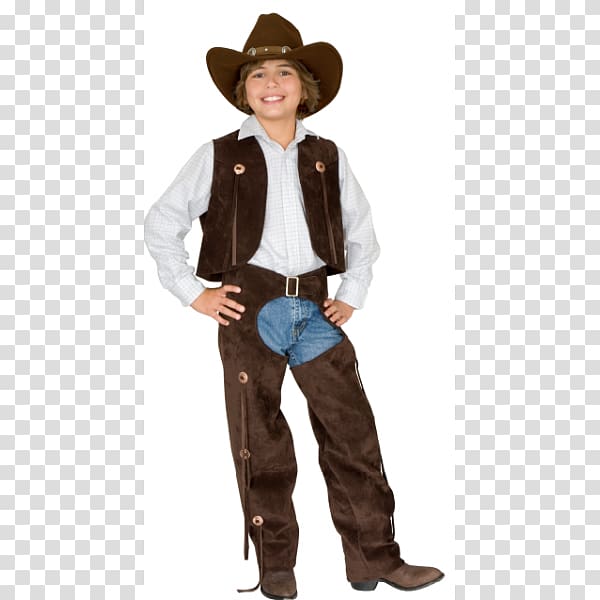 Chaps Cowboy Costume Clothing, boy transparent background PNG clipart