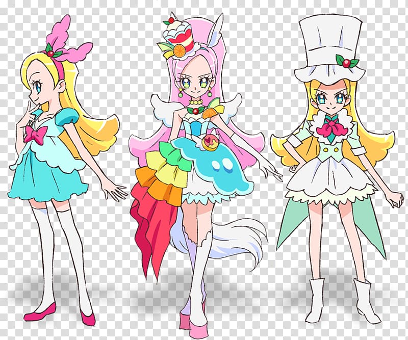 Pretty Cure All Stars Magical girl Anime Asahi Broadcasting Corporation, Anime transparent background PNG clipart