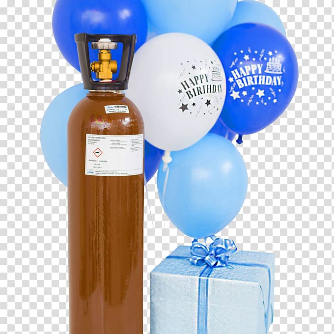 Helium Gas balloon Gas cylinder, balloon transparent background PNG clipart