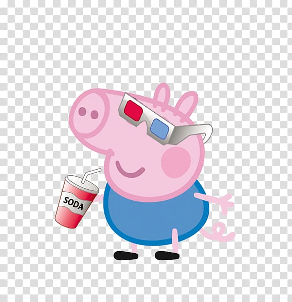 Daddy Pig Mummy Pig Party Birthday, PEPPA PIG transparent background PNG clipart