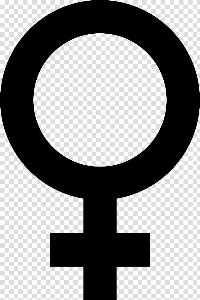 Gender symbol  Female symbol  transparent background PNG 