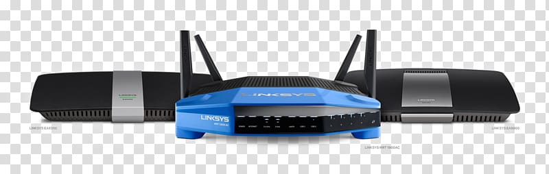 Wireless router Linksys routers Linksys WRT1900AC, cisco wireless router transparent background PNG clipart