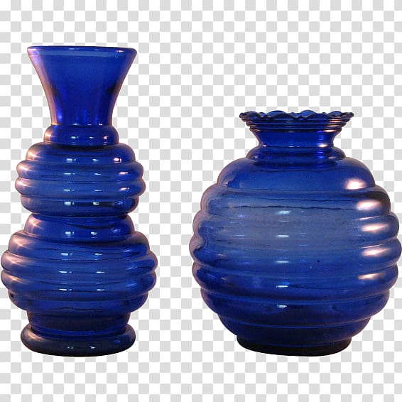 Cobalt blue Vase Glass, vase transparent background PNG clipart
