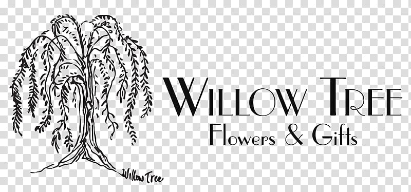 Willow Tree Flowers & Gifts Black willow Logo Graphics, bonsai tree circle transparent background PNG clipart