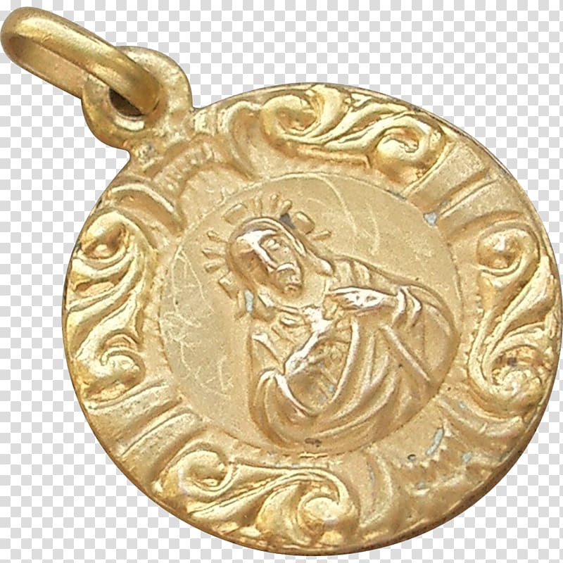 Locket Medal Bronze 01504 Gold, medal transparent background PNG clipart