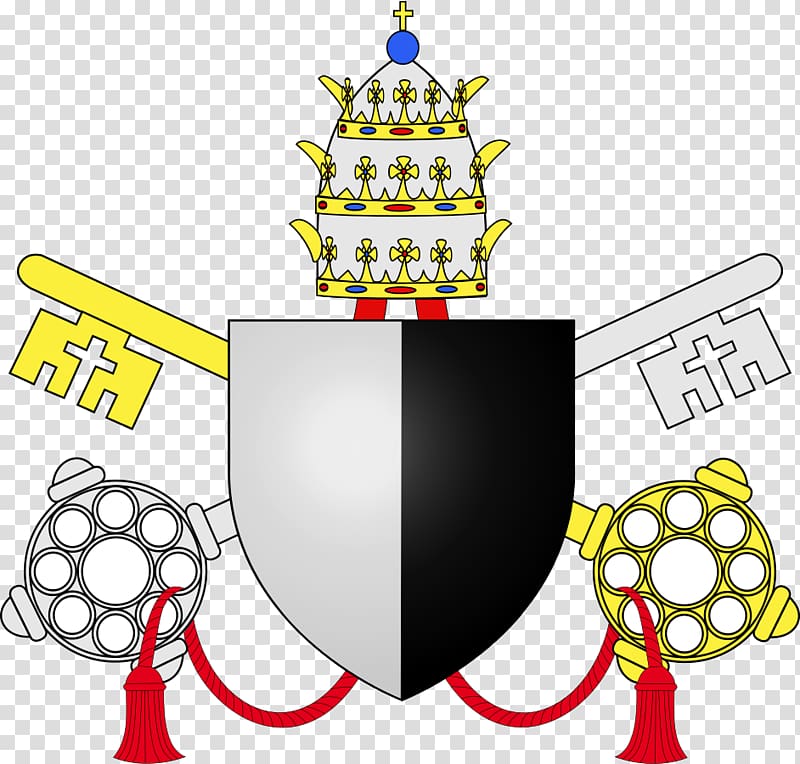 pope Papal coats of arms Coat of arms Papal conclave, transparent background PNG clipart