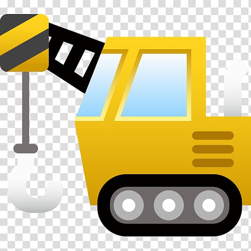 Heavy equipment Architectural engineering Cartoon, Cartoon yellow truck transparent background PNG clipart