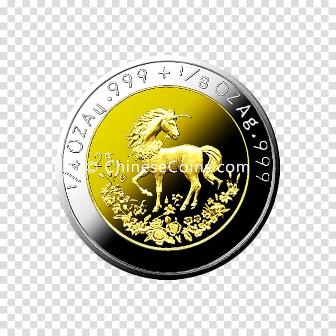 Proof coinage Chinese Gold Panda Chinese Silver Panda, Coin transparent background PNG clipart