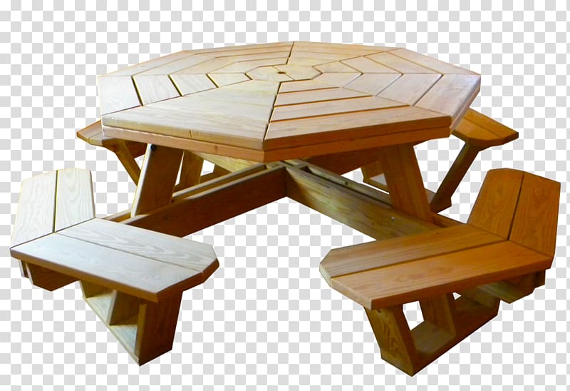 Picnic table Bench Garden furniture, table transparent background PNG clipart