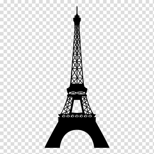 Eiffel Tower Wall decal, luminescent transparent background PNG clipart