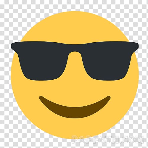 emoji wearing sunglasses illustration, YouTube Google Play Cumbia, sunglasses emoji transparent background PNG clipart