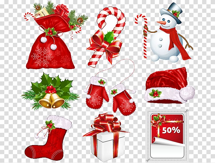 Candy cane Santa Claus Christmas Symbol , Christmas tree festival decorative pattern transparent background PNG clipart
