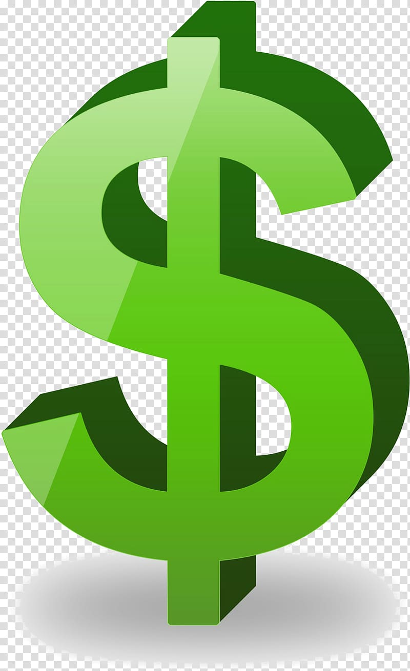 Dollar sign United States Dollar Currency symbol , dollar transparent background PNG clipart