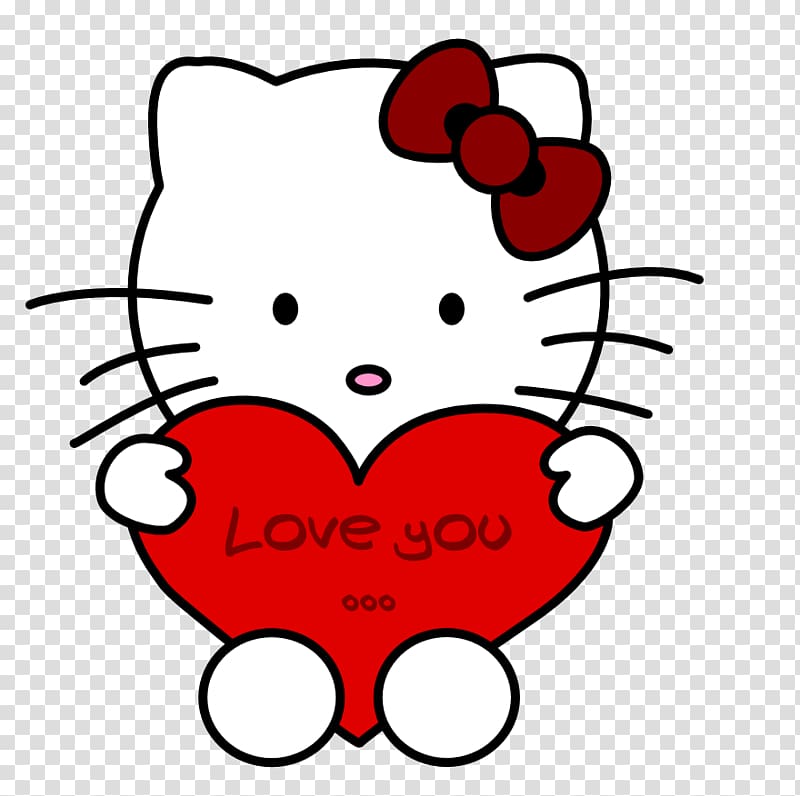 Hello Kitty Online Love , hello kitty transparent background PNG clipart