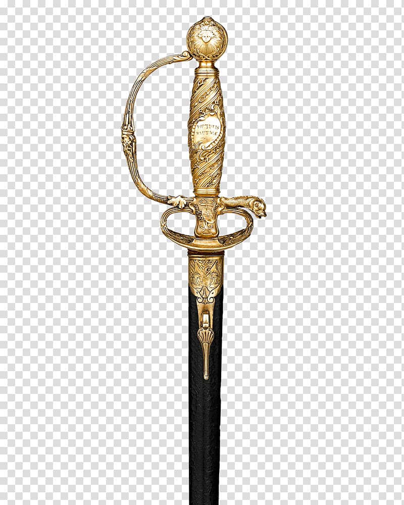 Sabre Sword Fencing Weapon Épée, Sword transparent background PNG clipart