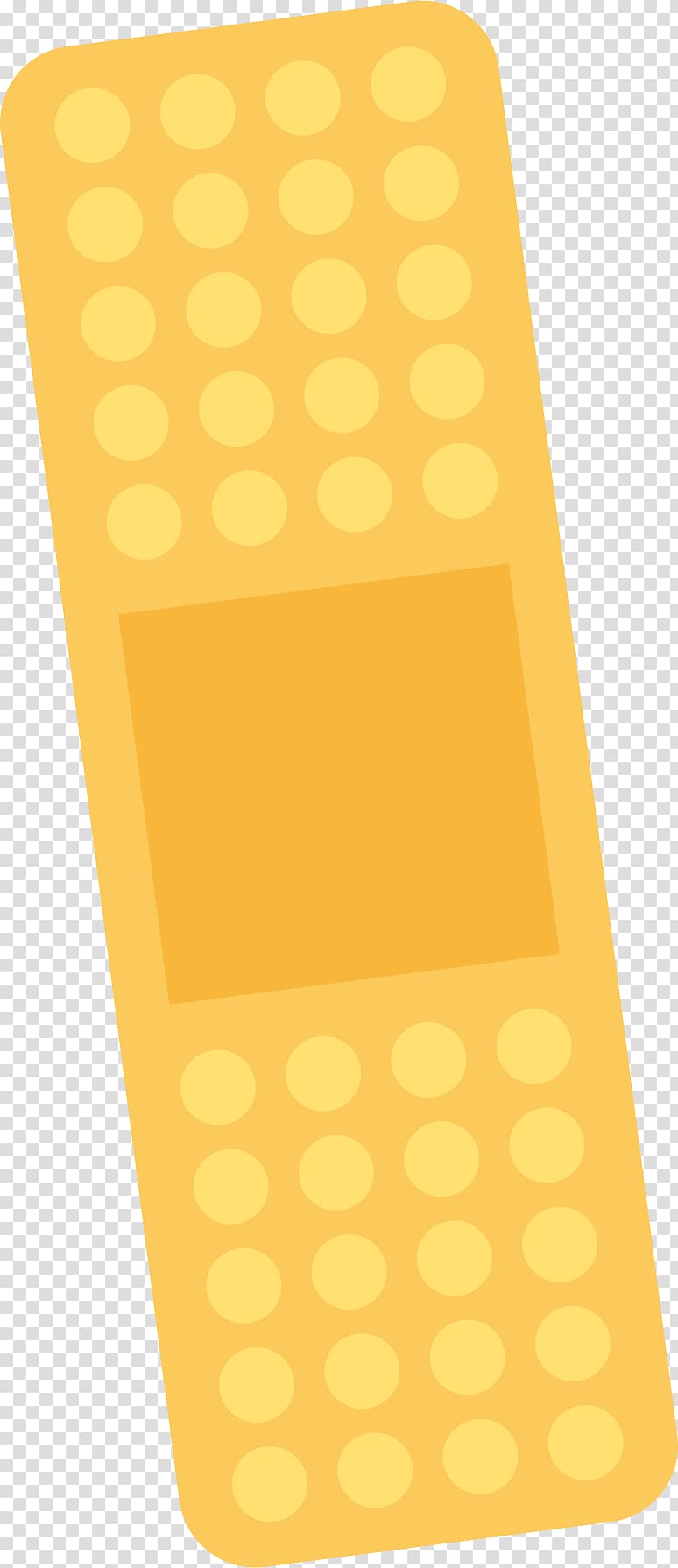 Yellow Adhesive bandage Computer file, Yellow band aid transparent background PNG clipart