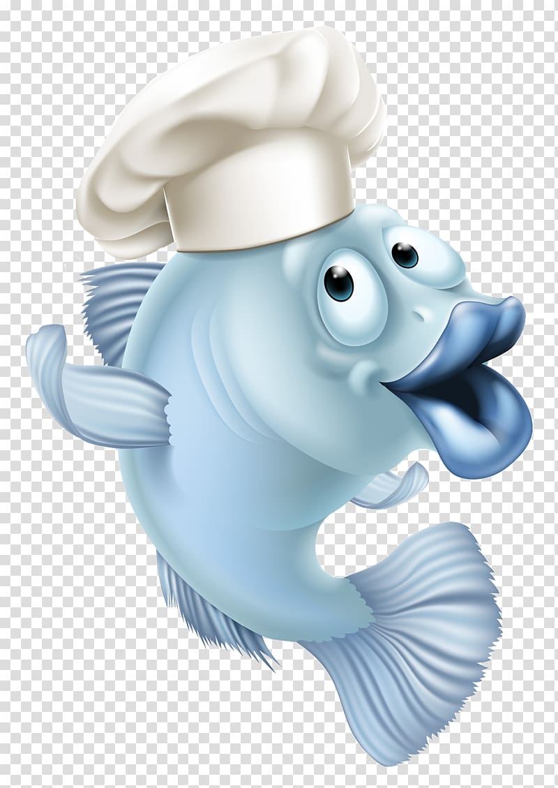 chef goldfish transparent background PNG clipart