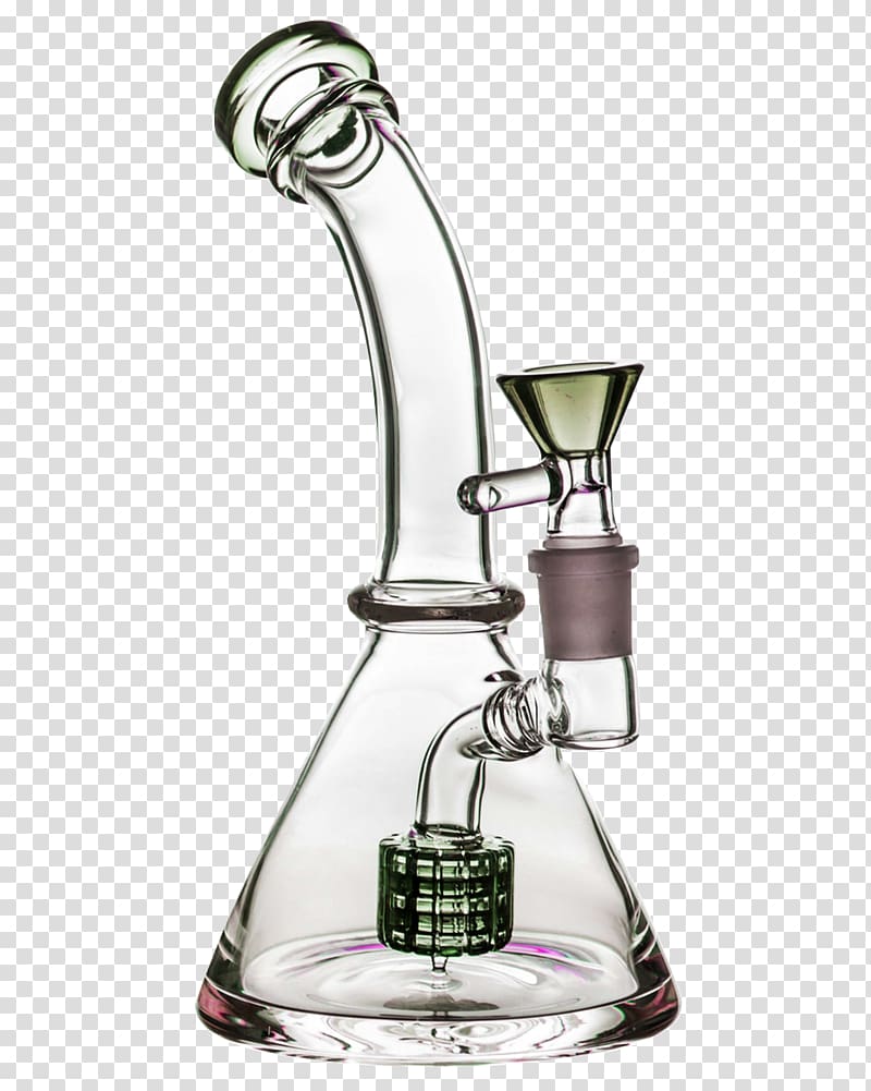 Bong Glass Beaker Smoking pipe Neck, glass transparent background PNG clipart