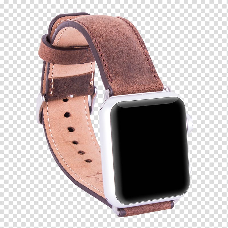 Apple Watch Series 3 Leather Watch strap, apple transparent background PNG clipart