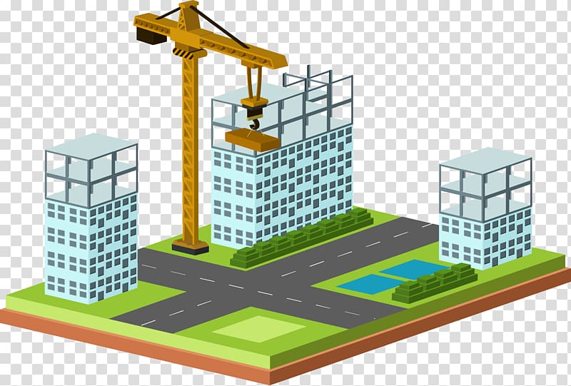 Architectural engineering Building material Architecture, painted construction of buildings transparent background PNG clipart