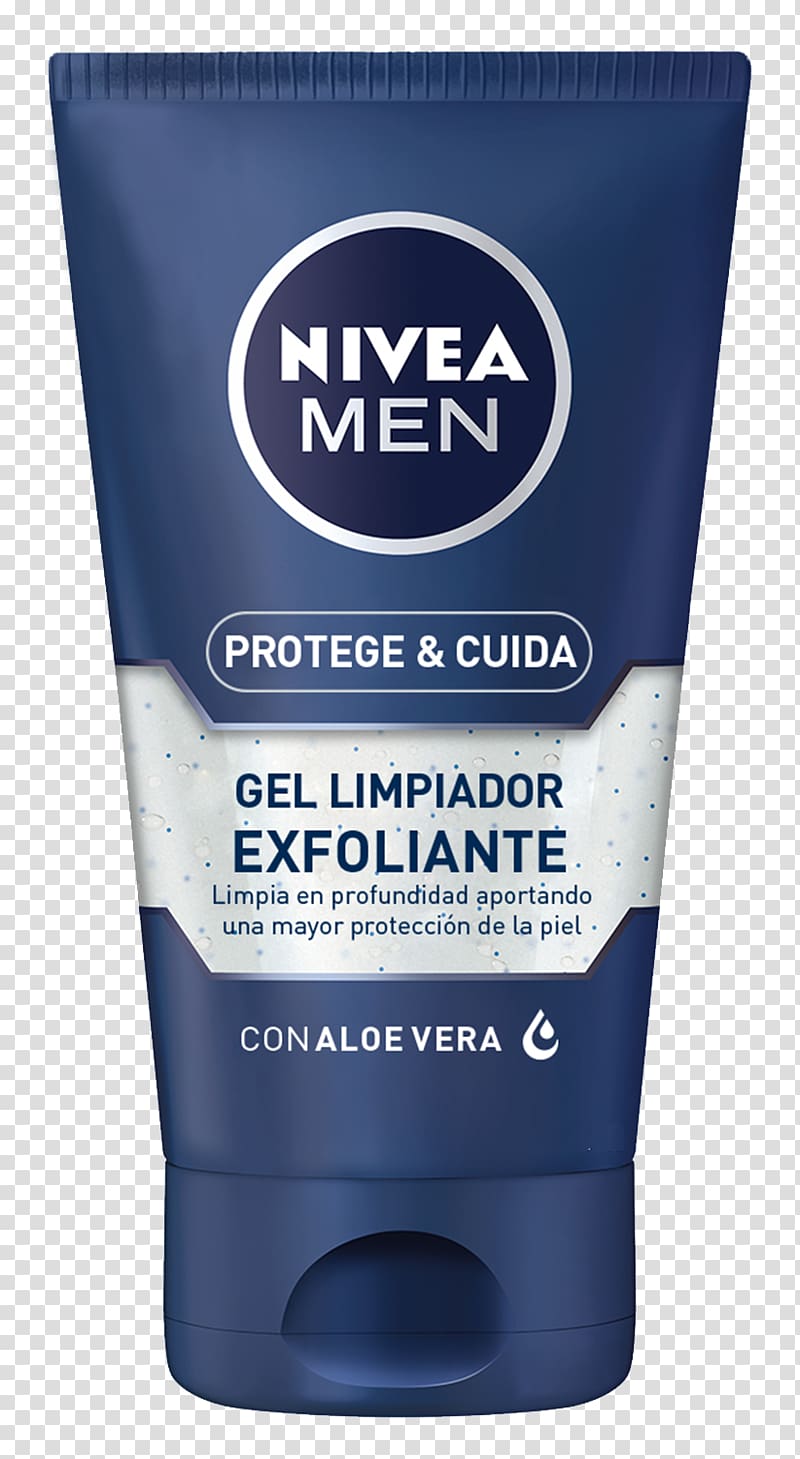 Lotion Nivea Cleanser Exfoliation Shaving, facials transparent background PNG clipart