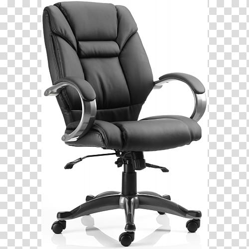 Swivel chair Office & Desk Chairs Seat Bonded leather, Office Desk Chairs transparent background PNG clipart