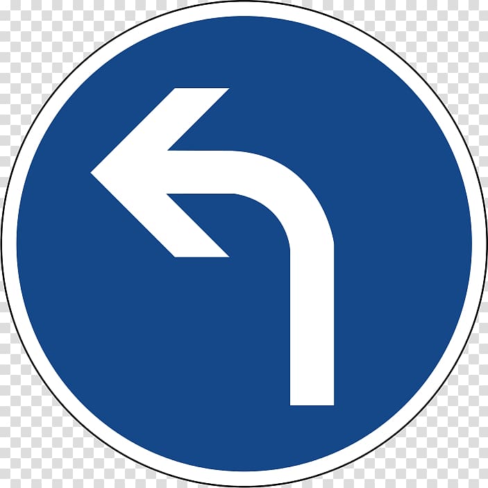 Traffic sign Left, and right-hand traffic Road Mandatory sign, road transparent background PNG clipart