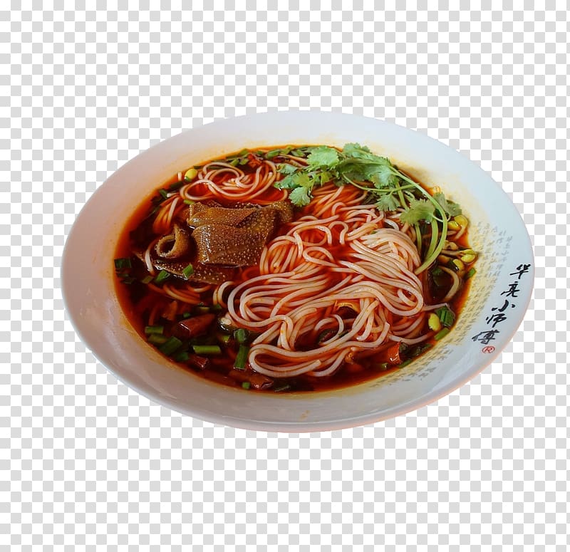 Chongqing Lamian Chinese noodles Ramen Hot and sour noodle, Spicy rice noodles in kind transparent background PNG clipart