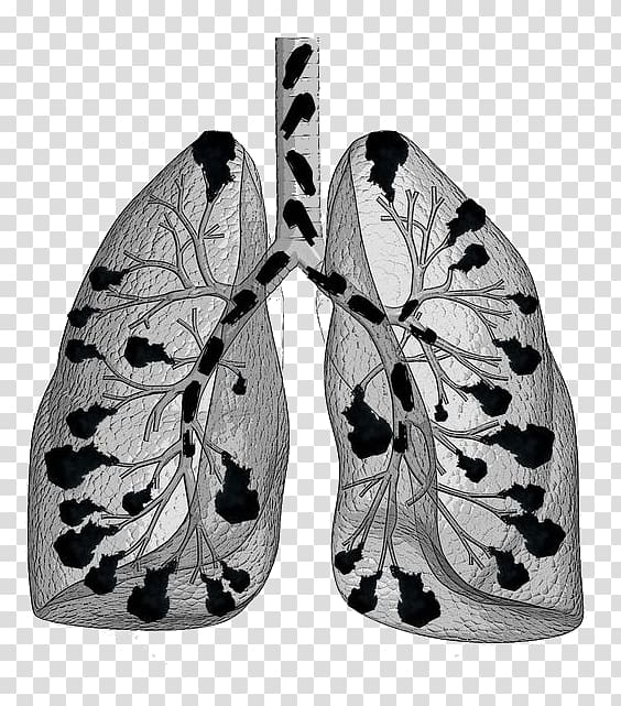 cartoon smoking lungs transparent background PNG clipart