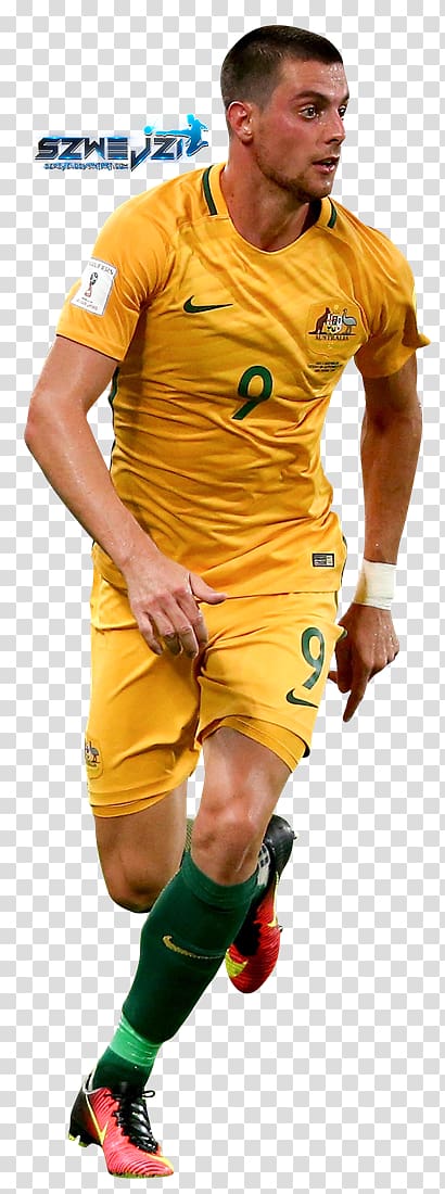 Tomi Juric Soccer player Jersey Australia national football team Art, Tomi Juric transparent background PNG clipart