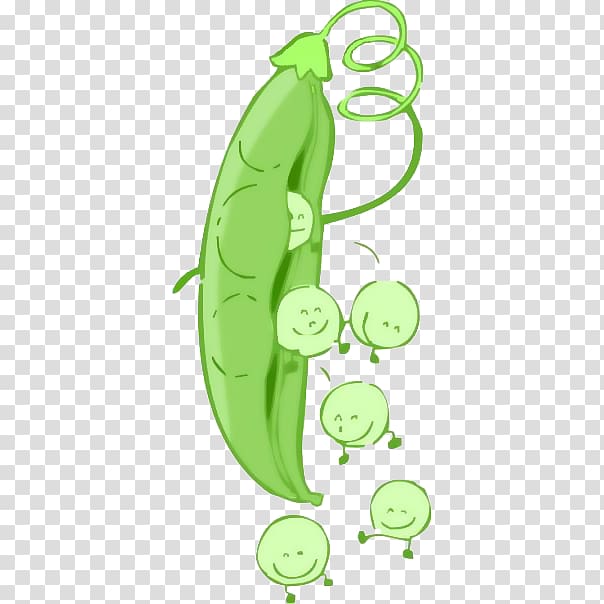 Pea Cartoon , Lovely baby peas! transparent background PNG clipart