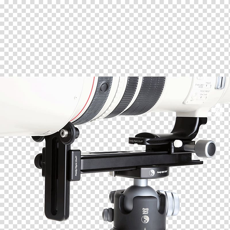 Camera lens Tele lens Long-focus lens Tripod head, support clamp transparent background PNG clipart