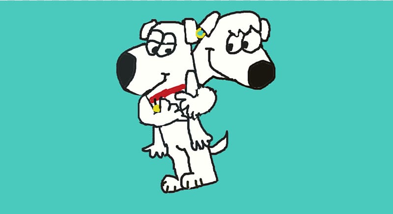 Brian Griffin Drawing , Of Hugging transparent background PNG clipart