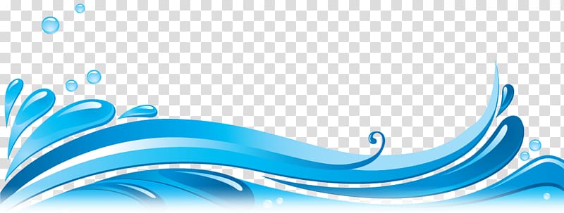 blue water splash art, Wind wave , Wave File transparent background PNG clipart