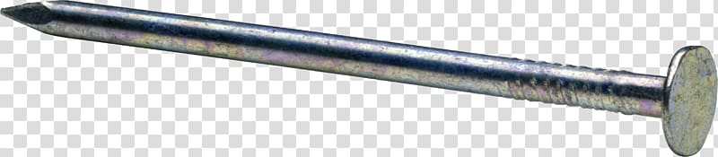 gray metal nail, Nail Screw Metal Tool, metal nail transparent background PNG clipart