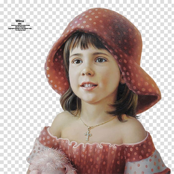 Oil painting Portrait Art Child, painting transparent background PNG clipart