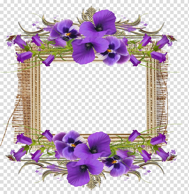 Violet , fuchsia frame transparent background PNG clipart