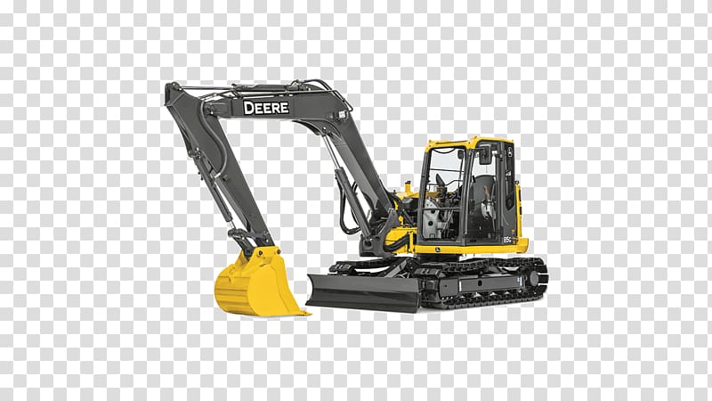 John Deere Compact excavator Bulldozer Architectural engineering, digging machine transparent background PNG clipart