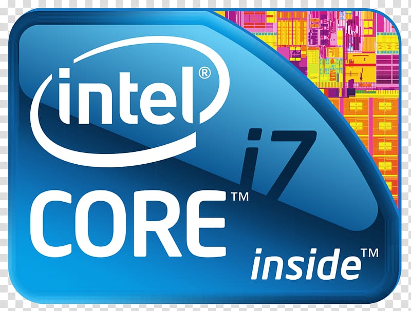 Intel Core i7 Laptop Central processing unit, intel transparent background PNG clipart