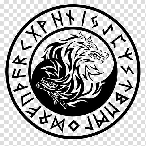 Old Norse Fenrir Norse mythology Odin Norsemen, others transparent background PNG clipart
