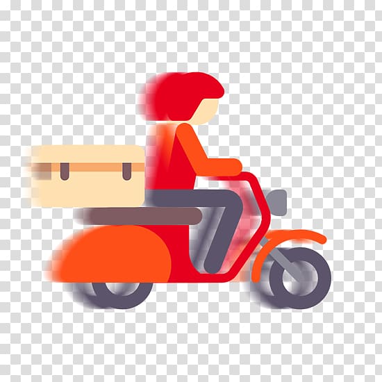 Scooter Courier Delivery Business, Express rider who transparent background PNG clipart