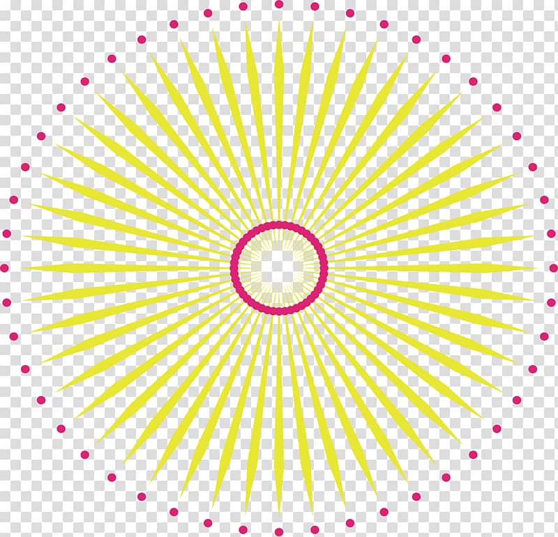 Yellow Sunburst Line, Yellow ray lines transparent background PNG clipart