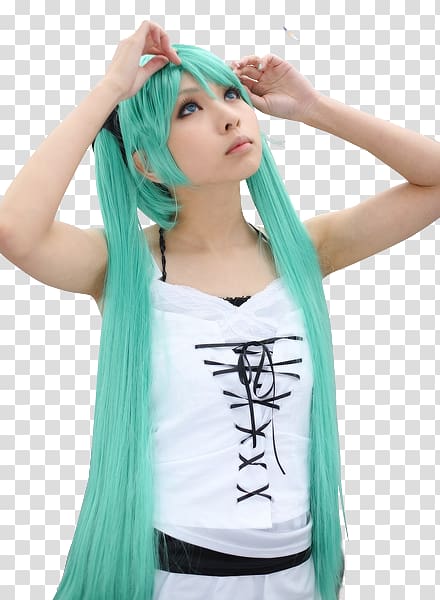 Hatsune Miku Vocaloid 2 Anime Character, hatsune miku transparent background PNG clipart