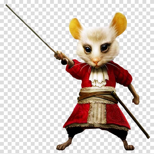 mice wearing red dress holding stick, White Rabbit The Mad Hatter The Dormouse Cheshire Cat Alice in Wonderland, Samurai Mouse cartoon transparent background PNG clipart