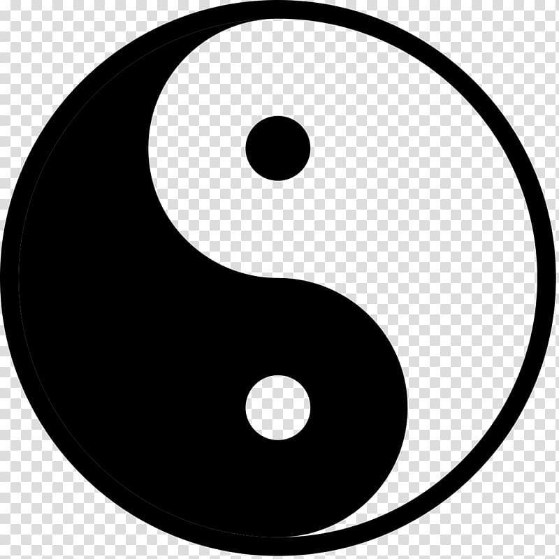 Yin 2My Yang Yin and yang Fashion Pleat Taoism, lucky symbols transparent background PNG clipart