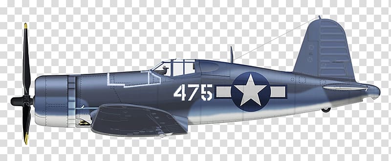 Vought F4U Corsair Airplane VMA-214 United States Navy Fighter aircraft, ace transparent background PNG clipart
