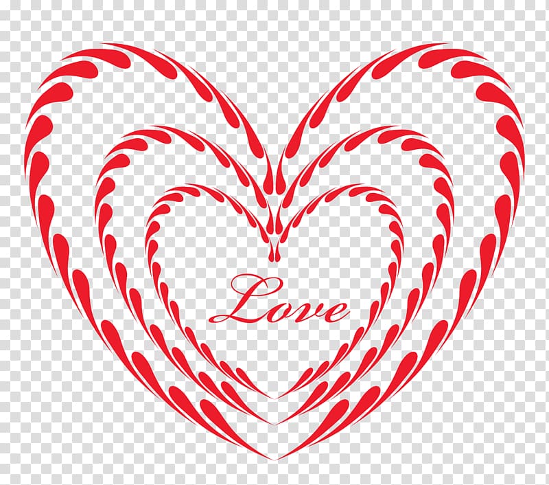 , Red Heart Ornament Love , heart illustration with love text transparent background PNG clipart