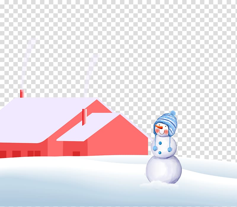 Dongzhi Daxue Snowman Solar term, Cartoon Snow transparent background PNG clipart